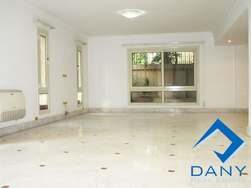 Residential Ground Floor Apartment For Rent Not Furnished in Maadi Sarayat Great Cairo Egypt